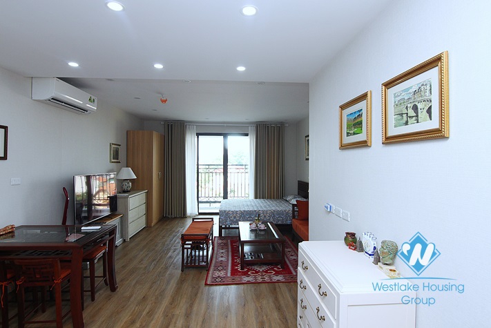 Good studio for rent in D' Le Roi Soleil building, Xuan Dieu, Tay Ho