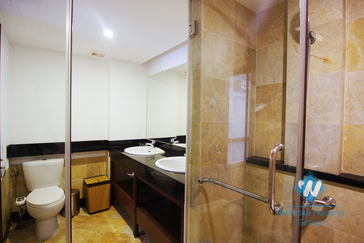 Lake view, spacious 3 bedrooms apartment for rent on Quang Khanh street, Tay Ho, Ha Noi