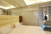 Bright one bedroom apartment with lakeview for rent in Sun Grand building, Thuy Khue, Ba Dinh.