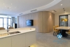 A charming 2 bedrooms apartment for rent in Sun Grand, Thuy Khue, Ba Dinh.