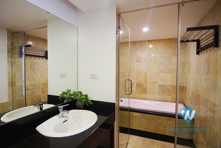 Lake view, spacious 3 bedrooms apartment for rent on Quang Khanh street, Tay Ho, Ha Noi