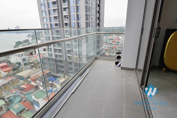 A charming 2 bedrooms apartment for rent in Sun Grand, Thuy Khue, Ba Dinh.