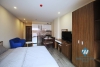 Bright studio with balcony for rent in Nhat Chieu st, Tay Ho.