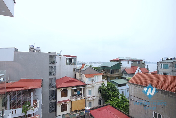Well-furnished 2 bedrooms apartment with lakeview for rent in Dang Thai Mai area