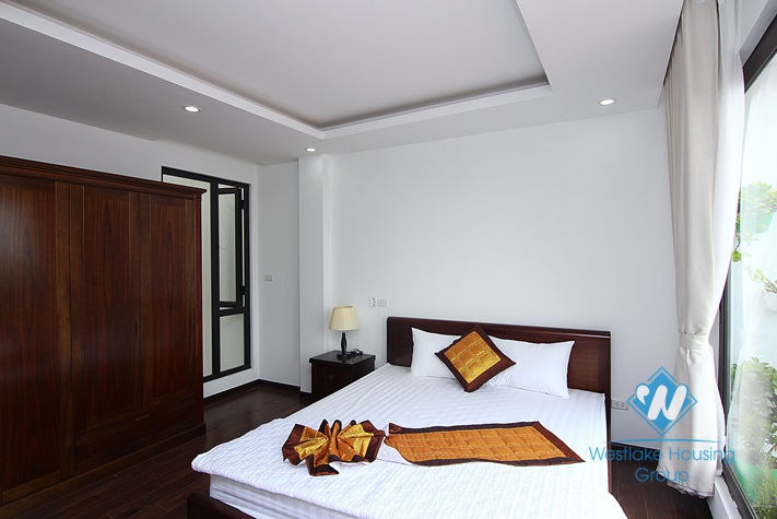 Bright and new 2 bedrooms aparment with nice balcony for rent in Xuan Dieu, Tay Ho