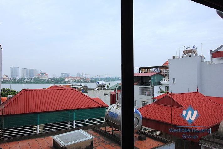 Brand-new 1 bedroom with lakeview for rent in Nhat Chieu st, Tay Ho.