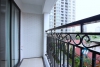 Bright studio with balcony for rent in D' Le Roi Soleil building, Xuan Dieu, Tay Ho