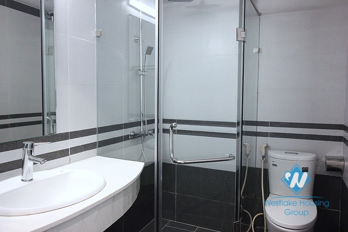 High floor and brand-new studio for rent in Nhat Chieu st, Tay Ho.