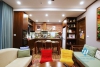 Three bedrooms apartment with huge balcony for rent in Hoang Quoc Viet, Cau Giay area.