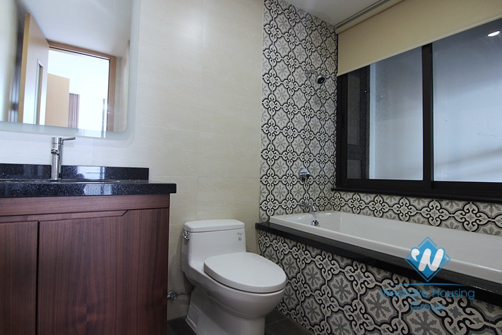 Well-furnished 2 bedrooms apartment with lakeview for rent in Dang Thai Mai area