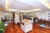 Lake view, spacious 3 bedrooms apartment for rent on Quang Khanh street, Tay Ho, Ha Noi