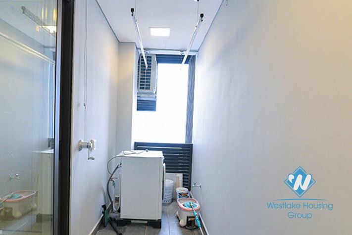 A charming 2 bedrooms apartment for rent in Sun Grand, Thuy Khue, Ba Dinh.