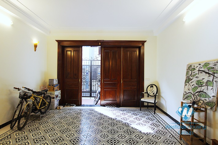 Brand-new 4 bedrooms house for rent in Au Co st, Tay Ho district.