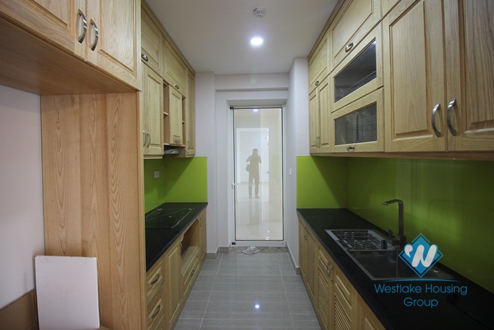 An unfurnished 3 bedroom apartment for rent in Ciputra
