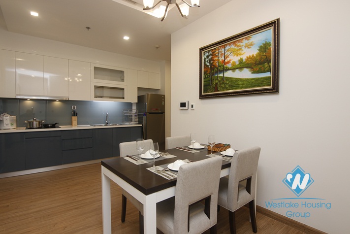A modern 1 bedroom apartment for rent in Vinhome Metropolis