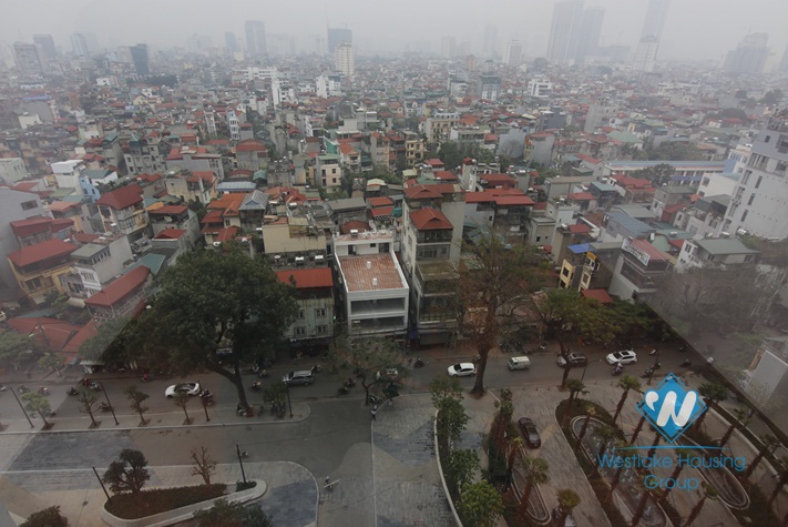 A good-priced and unfurnished apartment for rent in Sun Grand City