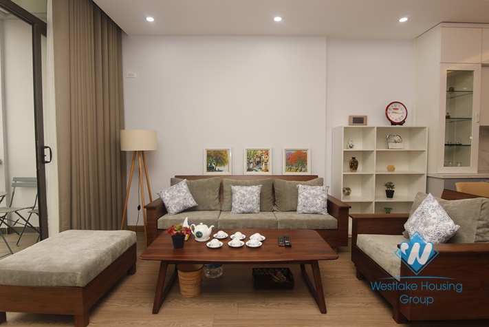 A pretty but good priced apartment for rent in Sun Grand City Tay Ho