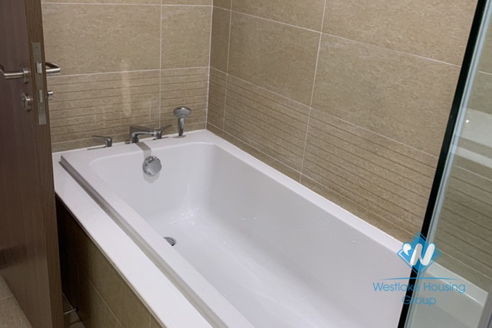 A high-rise apartment with 3 bedrooms for rent in Vinhome Metropolis