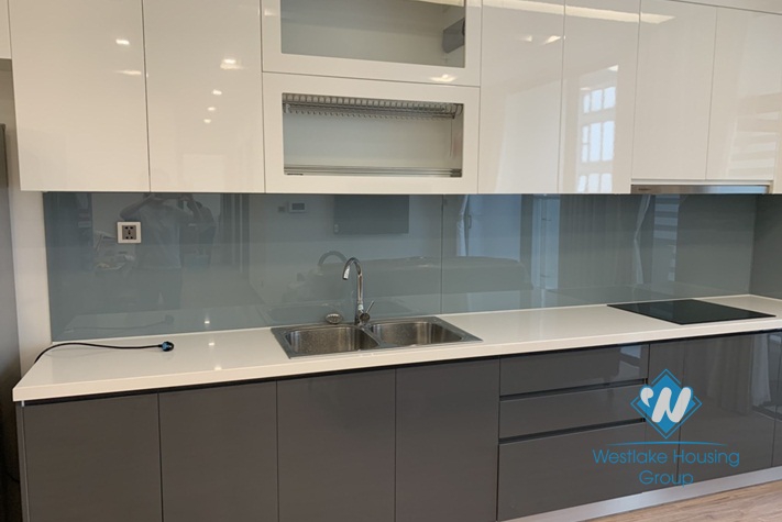 A high-rise apartment with 3 bedrooms for rent in Vinhome Metropolis