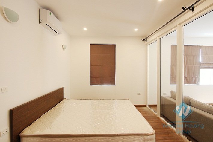 Bright and clean 1 bedroom apartment for rent in Dang Thai Mai Street, Tay Ho District