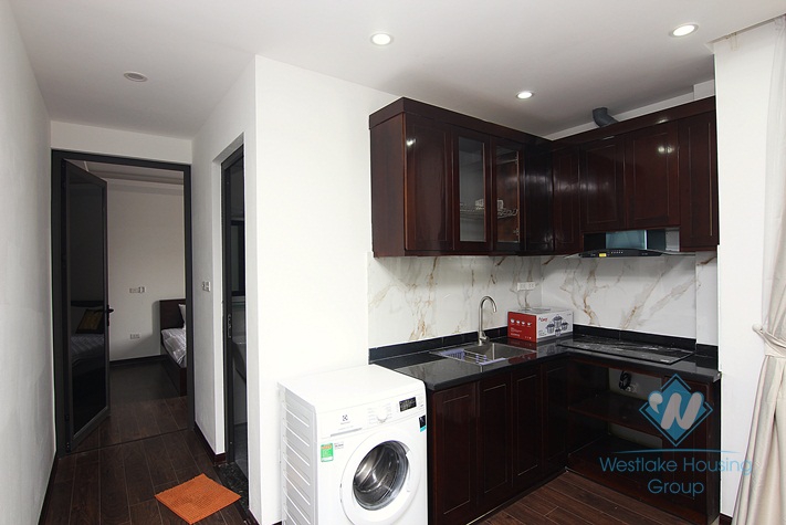 Stunning apartment with beautiful lighting for rent in Xuan Dieu, Tay Ho District