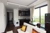 Stunning apartment with beautiful lighting for rent in Xuan Dieu, Tay Ho District