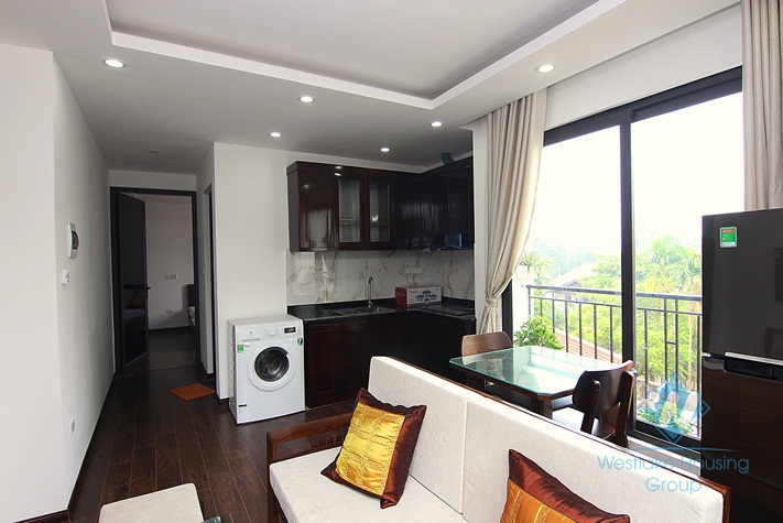 Stunning apartment with beautiful lighting for rent in Xuan Dieu, Tay Ho District