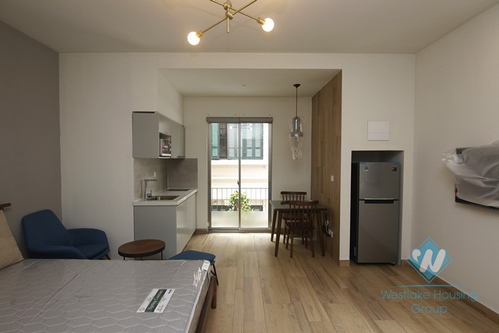 Modern apartment with a lovely balcony for rent in Doi Can Street, Ba Dinh District