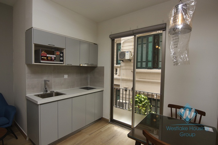 Modern apartment with a lovely balcony for rent in Doi Can Street, Ba Dinh District