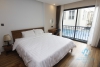 Wooden apartment for rent in Van Phuc Street, Ba Dinh District