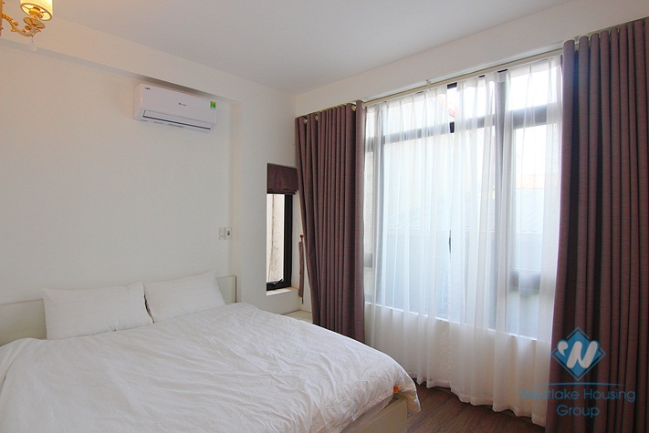 A brand-new two-bedroom apartment with lake view in Yen Phu Village of Tay Ho district