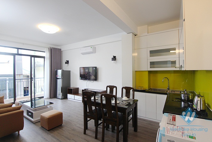 A brand-new two-bedroom apartment with lake view in Yen Phu Village of Tay Ho district