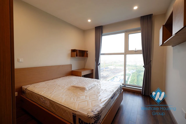 An elegant bedroom apartment with the view of a large golf course in Ciputra