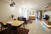 An elegant bedroom apartment with the view of a large golf course in Ciputra