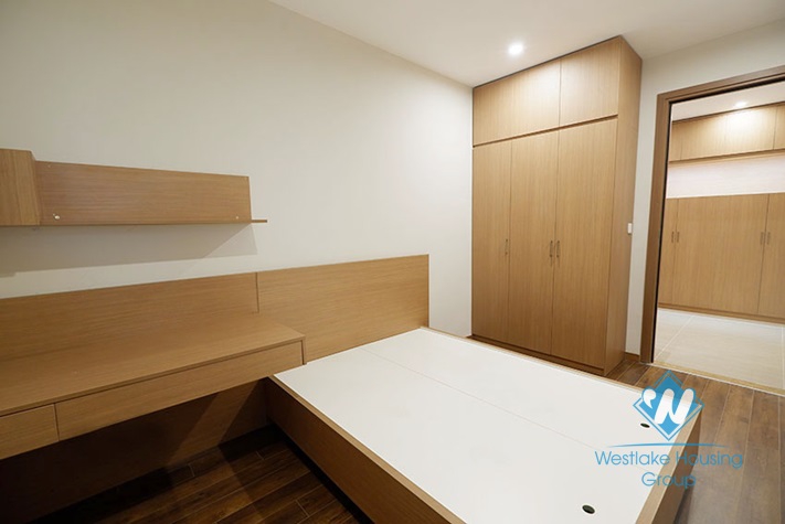 An elegant bedroom apartment with the view of a large golf course in Ciputra