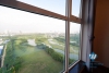An elegant bedroom apartment with the view of a large golf course in Ciputra