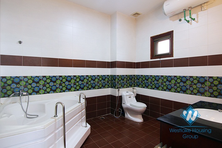 Spacious villa with swimming pool for rent in To ngoc van, Tay ho