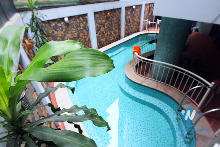 Spacious villa with swimming pool for rent in To ngoc van, Tay ho