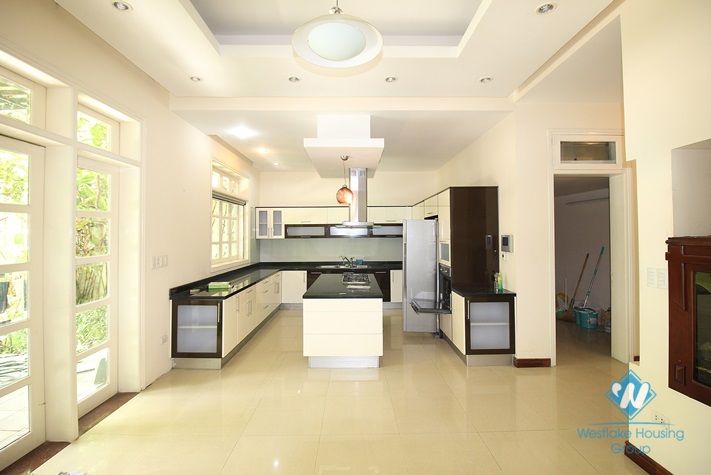 Beautiful house with garden for rent in Ciputra, Tay Ho District 