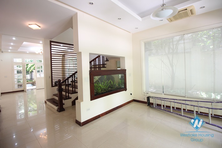 Beautiful house with garden for rent in Ciputra, Tay Ho District 