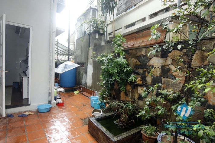A big house with yard for rent in Ba dinh, Ha noi