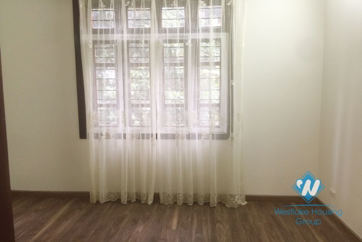 An unfurnished three-floor villa in Ciputra in Tay Ho district, Hanoi