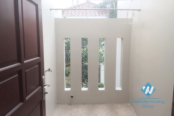 An unfurnished three-floor villa in Ciputra in Tay Ho district, Hanoi