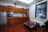 Spacious 1 bedroom apartment for rent in Van Bao st, Ba Dinh