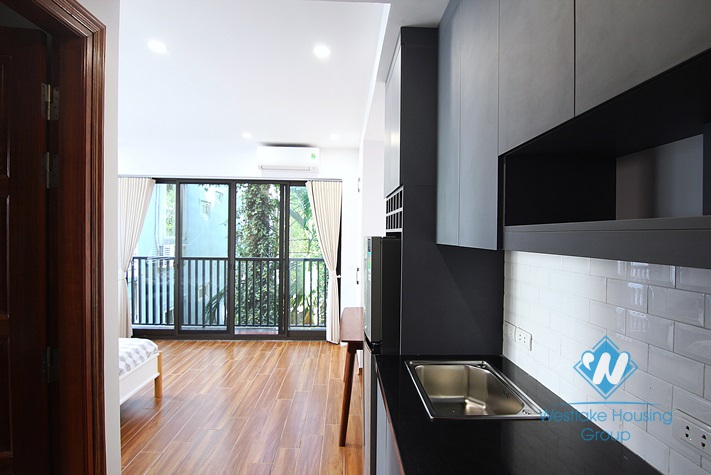 Bright and brand new studio for rent in Dang Thai Mai st, Tay Ho area