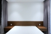 A modern 1 bedroom apartment with balcony for rent in To Ngoc Van area, Tay Ho, Ha Noi