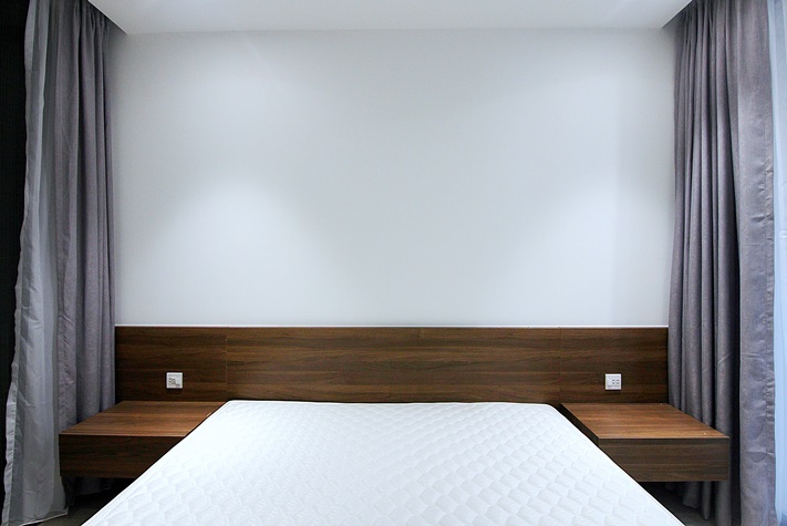 A modern 1 bedroom apartment with balcony for rent in To Ngoc Van area, Tay Ho, Ha Noi