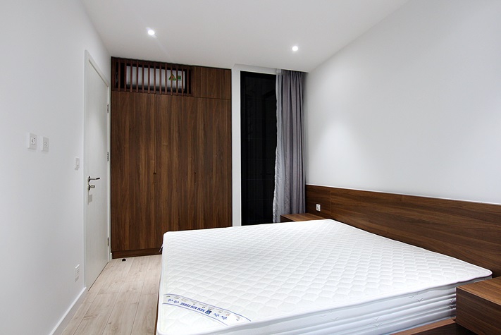 A modern 1 bedroom apartment with balcony for rent in To Ngoc Van area, Tay Ho, Ha Noi