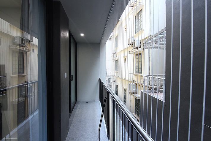 A modern 1 bedroom apartment with balcony for rent in To Ngoc Van area, Tay Ho, Ha Noi