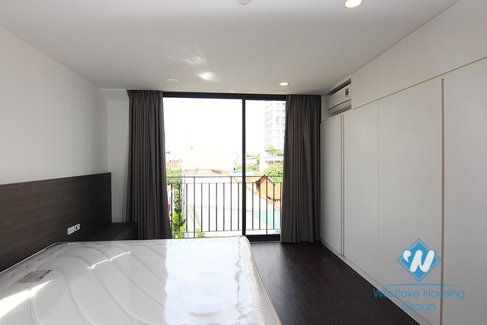 Balcony with lake view 2 bedrooms apartment for rent in To Ngoc Van, Tay Ho